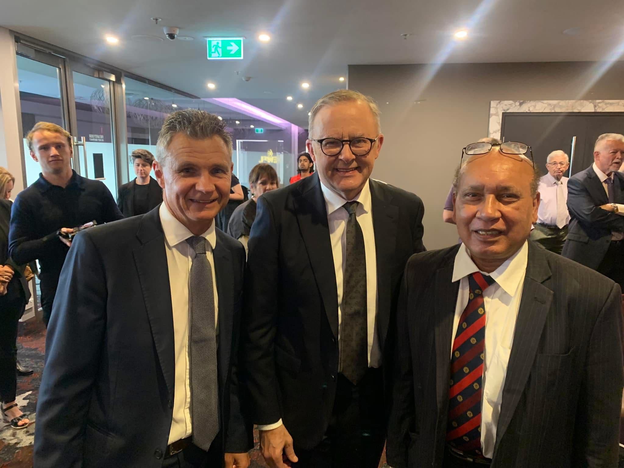 Community leaders at the formal reception